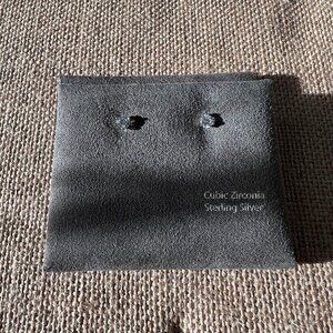 Nordstrom cubic zirconia sterling silver sparkly stud earrings dainty